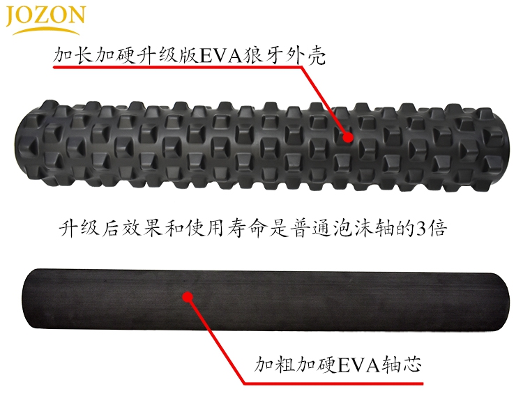 JOZON phiên bản nâng cao của rắn bọt trục sói yoga dính sâu massage thư giãn cơ bắp yoga dây kháng lực power band