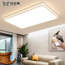 New rectangular led ceiling lamp atmospheric living room lamp modern simple bedroom lamp Dining room study lighting lamps