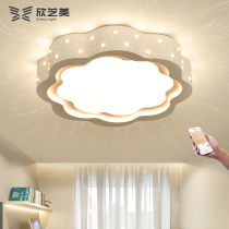 LED ceiling lamp round warm romantic bedroom lamp modern simple childrens room lighting restaurant study lamp