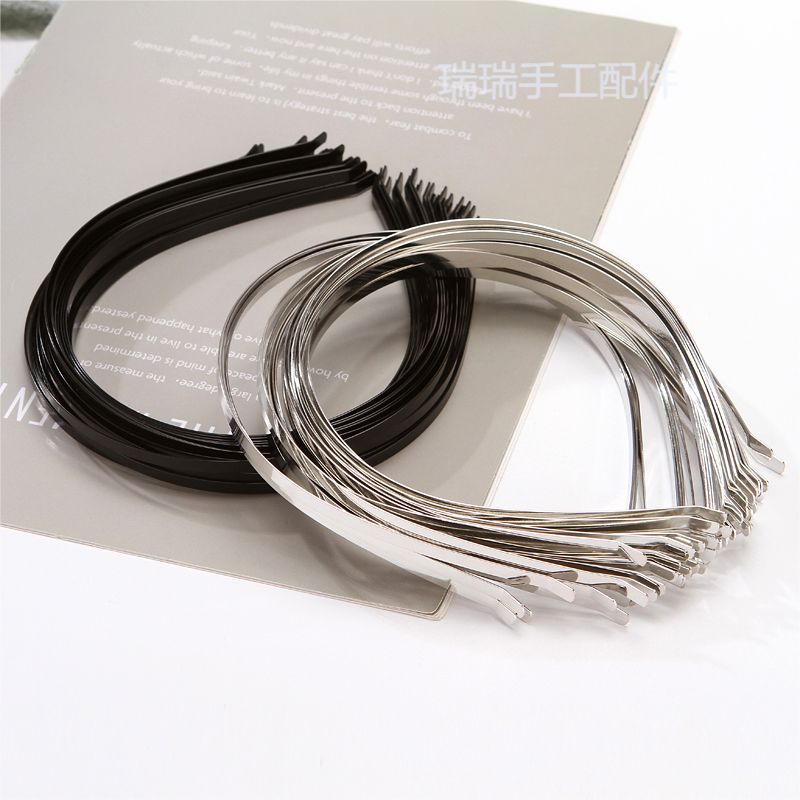 <!--发箍DIY饰品手工配件发饰材料 半成品包布丝带蝴蝶结金属韩版头箍-->