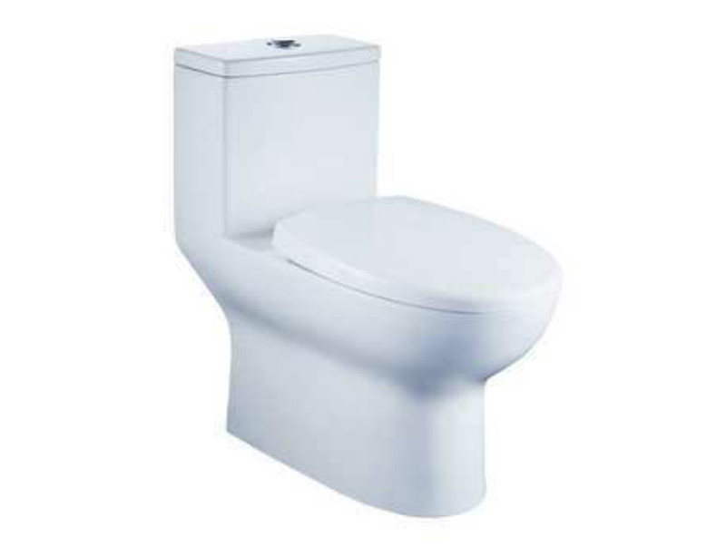 Nine-pastoral bathroom finely-made dresser with a ceramic toilet