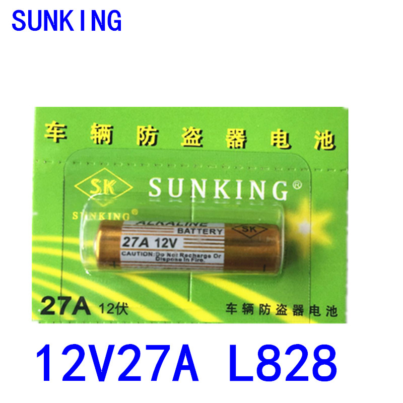sunking new photovoltaic battery 27A 12V battery Car anti-theft device battery 12V remote control door battery