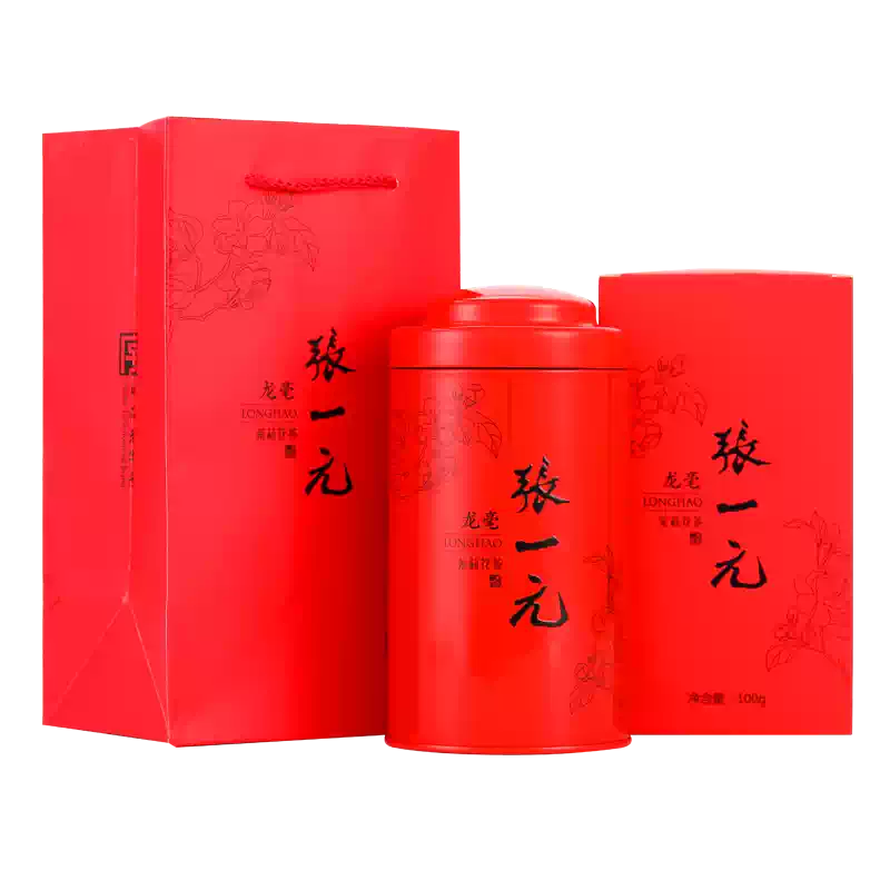 张一元茉莉花茶叶白雪灵芽春新口粮茶浓香型伴手礼品特种50g袋装