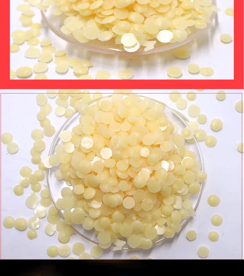 tự nhiên sáp ong trắng son dưỡng môi hạt nguyên liệu DIY Trắng Sáp ong Sáp ong sáp son môi Candelilla son loreal