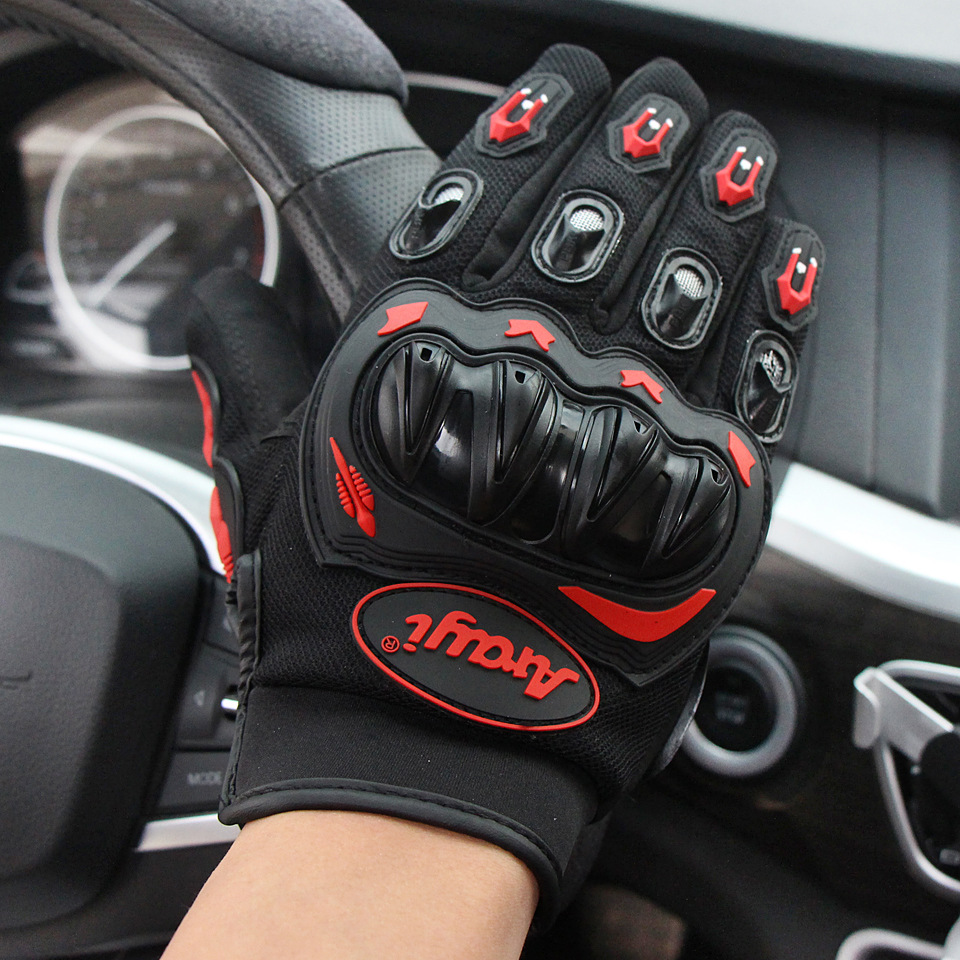 Summer motorcycle riding gloves touch screen off-road racing motorcycle rider racing knight protective equipment four seasons