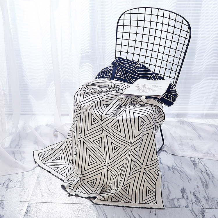 Mùa đông ấm áp mô hình phòng trang trí chăn nhỏ bông đơn sofa giải trí chăn mền chăn mền chăn cá tính - Ném / Chăn chăn lông cừu nhập khẩu