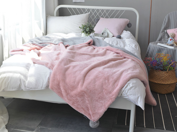 Độc Napping Điều Hòa Không Khí Chăn Dày Nhung Ins Thời Trang Giản Dị Chăn Trẻ Em Chăn Nhỏ Đôi San Hô Fleece