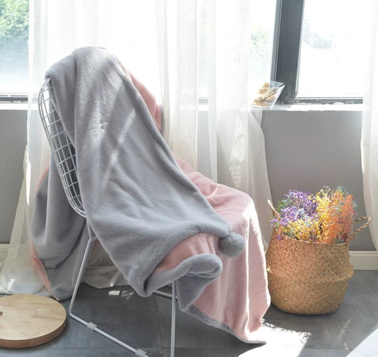 Độc Napping Điều Hòa Không Khí Chăn Dày Nhung Ins Thời Trang Giản Dị Chăn Trẻ Em Chăn Nhỏ Đôi San Hô Fleece chăn lông cừu thật