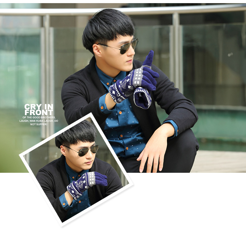 Gants pour homme      en de laine - Ref 2782648 Image 18