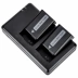 Feng superscript 2 đôi pin sạc Sony NP-FW50 vi camera sạc di động a7r2 A6000 a5100a5000a6300a6500 a7 pin a7m2 nex-5t - Phụ kiện máy ảnh kỹ thuật số balo đựng máy ảnh và laptop Phụ kiện máy ảnh kỹ thuật số