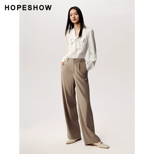 红袖 Осенние штаны для отдыха, костюм, коллекция 2023, городской стиль, изысканный стиль, свободный крой, по фигуре