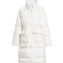 Hongxiu Shopping Malls same style hopeshow mink fur splicing down jacket 2022 winter style womens light and mature style age-reducing jacket