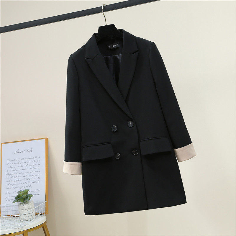 Korean casual suit coat female Han Edition temperament 2020 spring and autumn new little suit women coat British wind loose