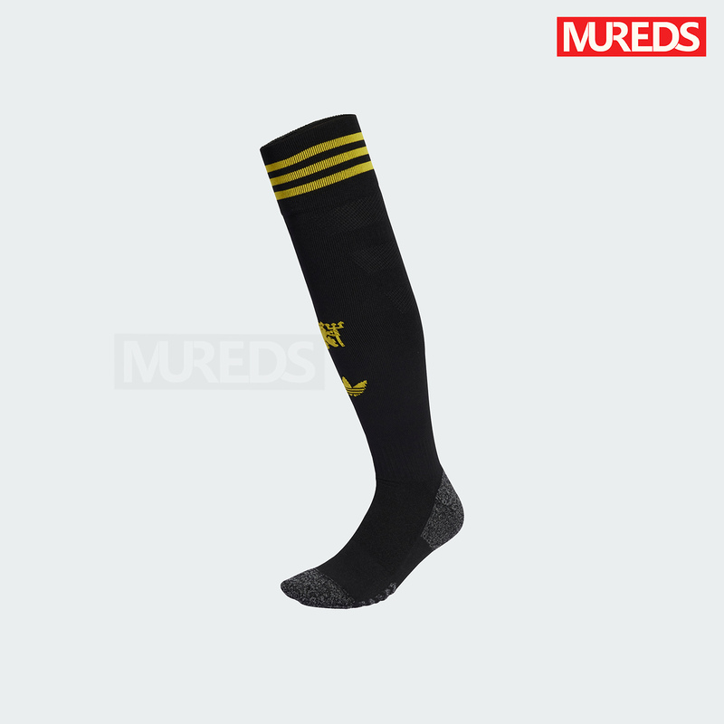 Manchester United Official Authentic Adidas 25-26 Season Second Away Long Tube Adult Game Football Socks Ji7442