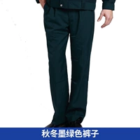 Демисезонные зеленые штаны