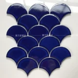 Зеленый ледяной вентилятор -в форме Marseille Tile Кухня ванная комната ванная комната стена кирпич красный зонтик в форме кирпичной рыбы кирпич