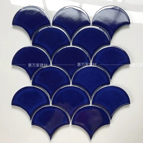 Зеленый ледяной вентилятор -в форме Marseille Tile Кухня ванная комната ванная комната стена кирпич красный зонтик в форме кирпичной рыбы кирпич