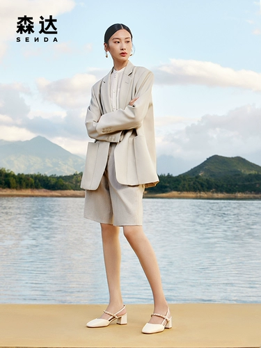 Сандалии, летняя обувь на высоком каблуке, 2023, французский стиль