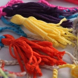 Krazy Радужный трикотажный купальник с кисточками, комплект