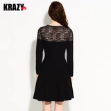 Кружевной дизайнерский эластичный ретро корсет, трикотажное платье