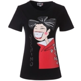 Krazy Эластичные комиксы, футболка, ручная роспись, принт, облегающий крой, короткий рукав