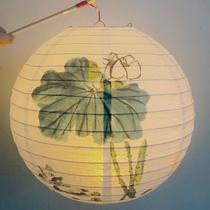 Mid-Autumn Festival lantern with lamp childrens light portable small hanging ornaments props ancient style paper decoration Chinese style 2021 New