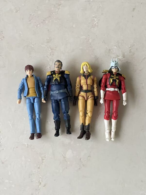 Authentic Loose-Packed Gmg Collection Amuro Char Sarah Rambarcal Super Articulated Action Figure
