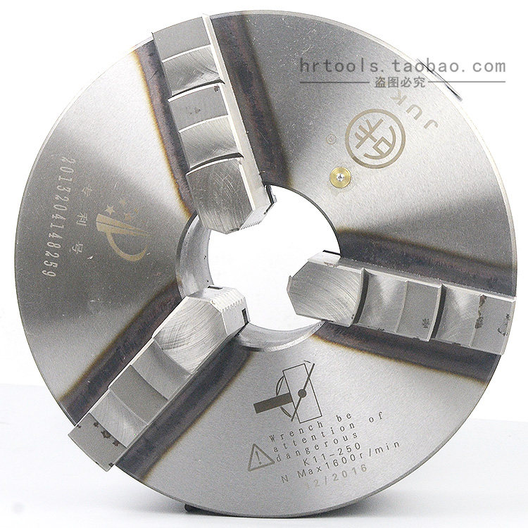 Giant card precision high-strength quenching three-claw self-centering chuck K11 160 200 250 320