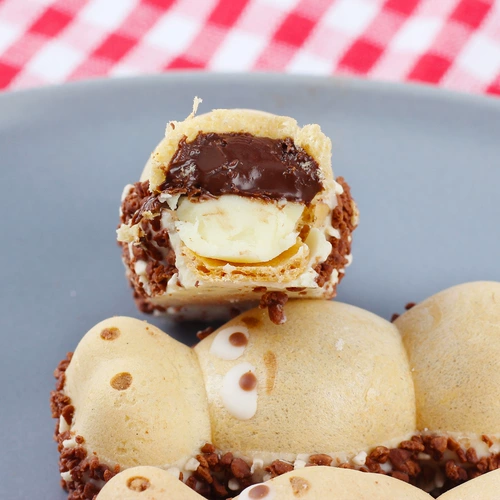 Импортированная ряд Happy Hemaro Kinder Milk Sandwaches Jianda Новая подарочная коробка детская сеть красные закуски