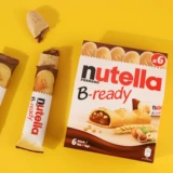 Ferrero Finger Biscuits Nutella может быть в состоянии умножить бутерброды с шоколадным соусом из лесного ореха, импортная сетка с закусками красные