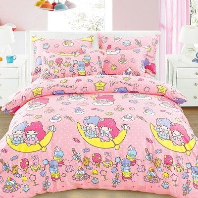 China Hong Kong size quilt bag pure cotton children's kindergarten cartoon animation quilt cover student single double twill quilt cover