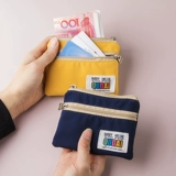 Кошелек, маленькая водонепроницаемая сумка через плечо, японская короткая ткань для школьников, бумажник, простой и элегантный дизайн