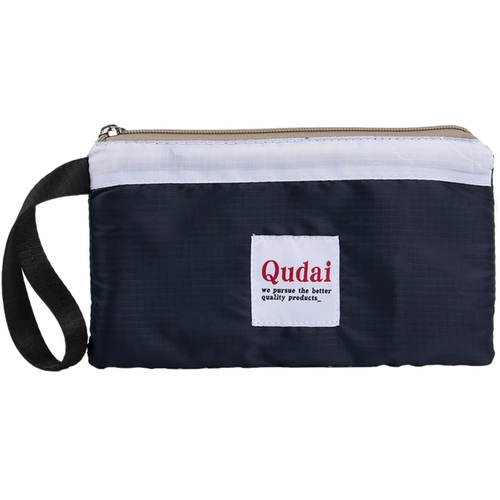 Длинный бумажник, универсальная ткань, вместительные и большые водонепроницаемые монеты для ключей, сумка, простой и элегантный дизайн, японские и корейские