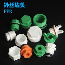 4 points PPR outer wire plug 20 25 32 PPR external tooth plug water pipe PPR water pipe fittings 6 points 1 inch wire plug