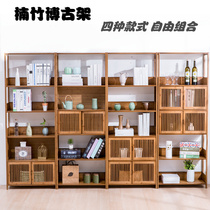 Bogu rack Nanzhu Chinese storage shelf combination bookcase Antique tea tea tea tea room display cabinet