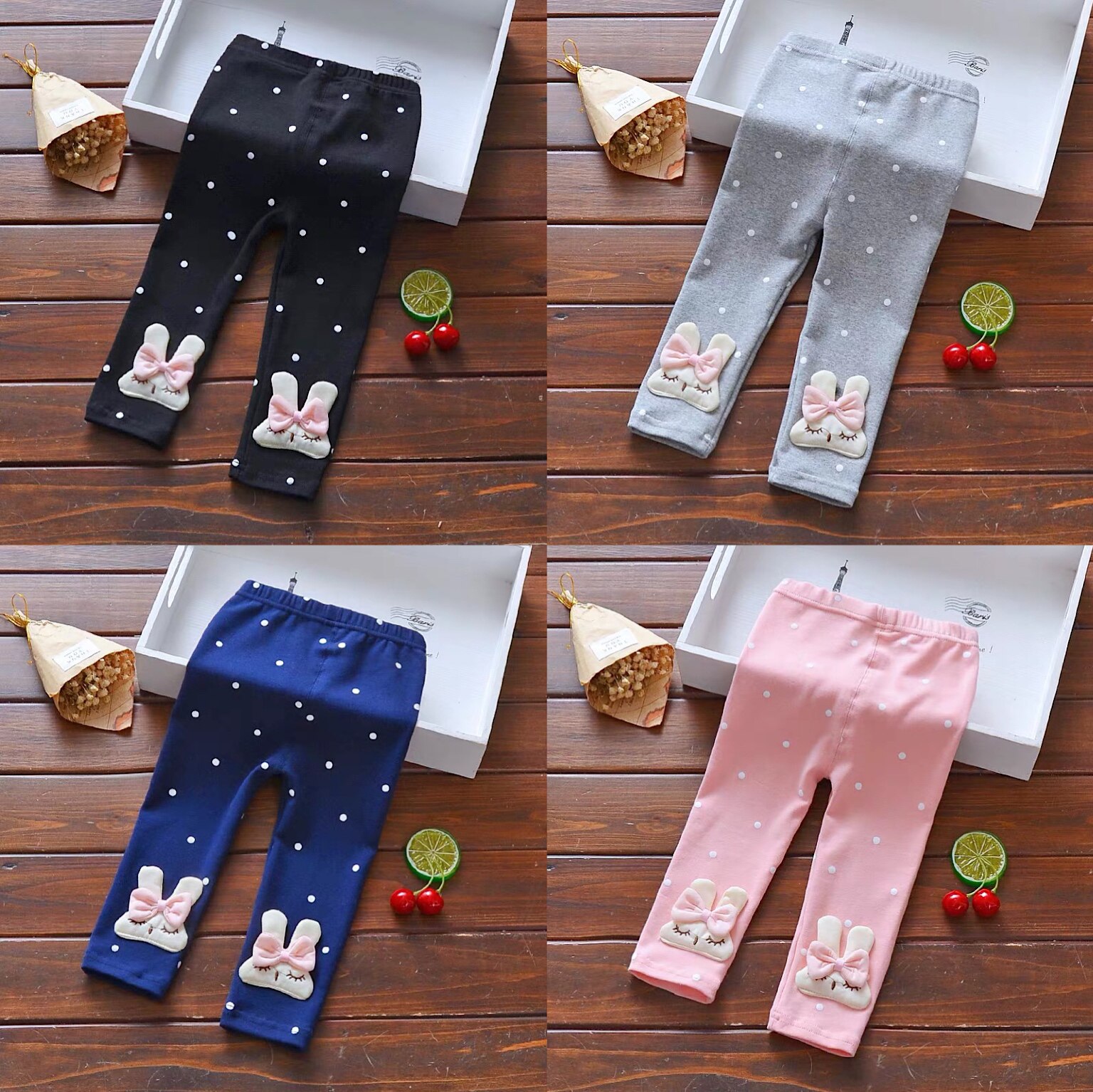 2 Female Babies Pure Cotton Inner Lap Pants Spring Autumn 6 Months Baby Toddler Pants 1 Year Old Children Wear 4 Sanitary Pants Foreign Pie