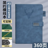 Lex Buckle A5 360 страниц Deep Blue 80%выбора клиента