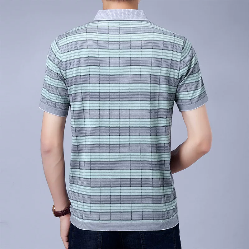 恒源祥 Silk short sleeve T-shirt