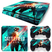 PS4 slim sticker PS4 thin phone film body handle sticker battlefield halo5 multiple models support customization