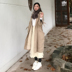 Trái tim màu xanh graceli mùa đông khí chất cotton quần áo nữ ins nhỏ nước hoa gió eo áo cardigan dài áo ấm áo phao gile nữ dáng ngắn Bông