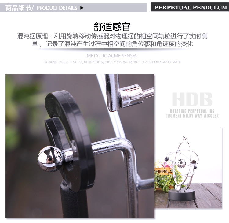 Đồ trang trí hỗn loạn Newton swing bi-a bóng bội bóng chuyển động vĩnh viễn máy swinger sáng tạo bàn trang trí thủ công phụ kiện trang trí phòng khách đẹp