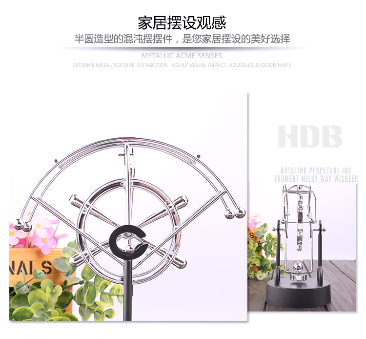 Đồ trang trí hỗn loạn Newton swing bi-a bóng bội bóng chuyển động vĩnh viễn máy swinger sáng tạo bàn trang trí thủ công phụ kiện trang trí phòng khách đẹp