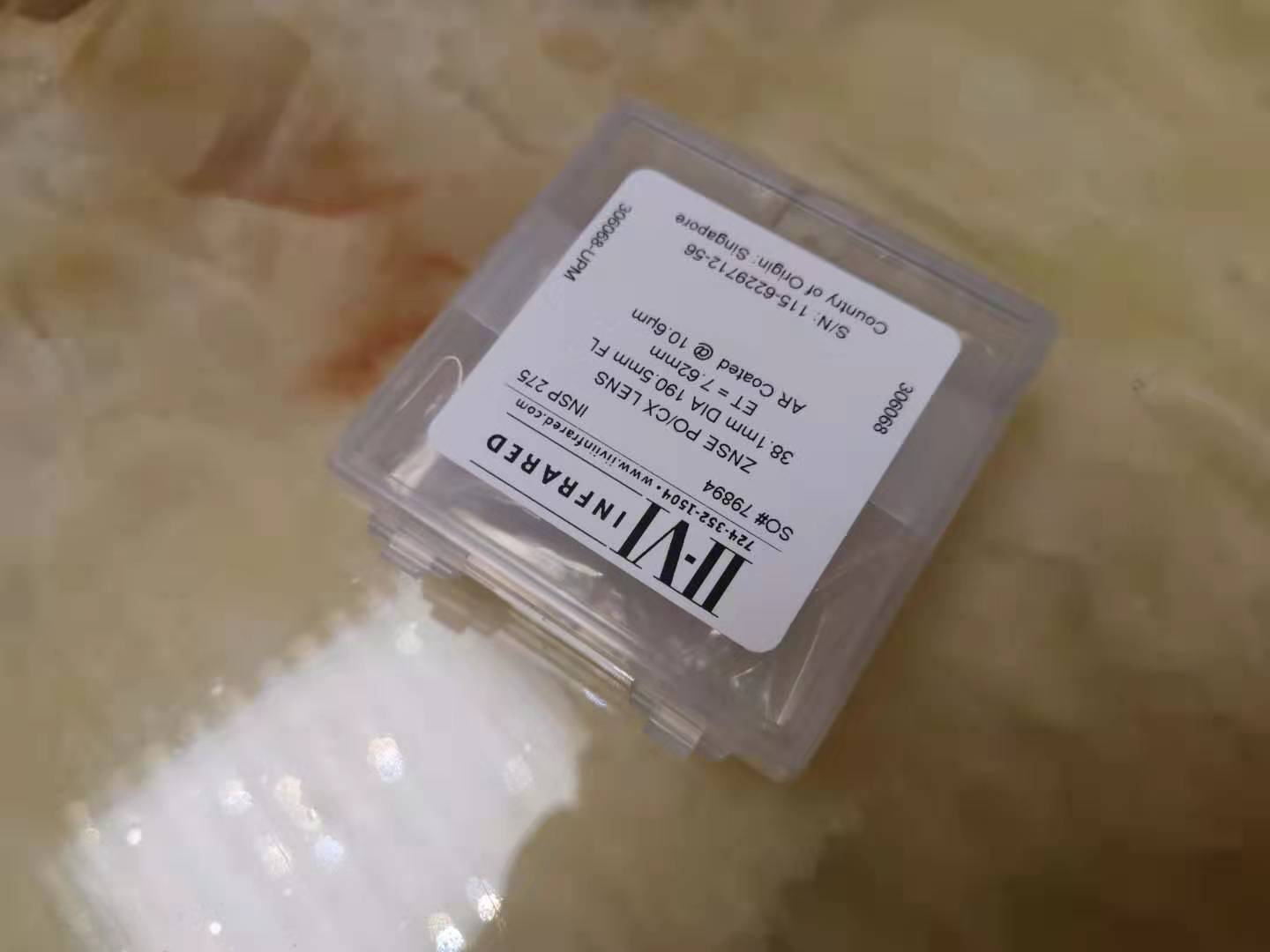 Yuanlu lens 306068 znse po cx lens38 1mmDIA190 5mmFL knife mode laser mirror