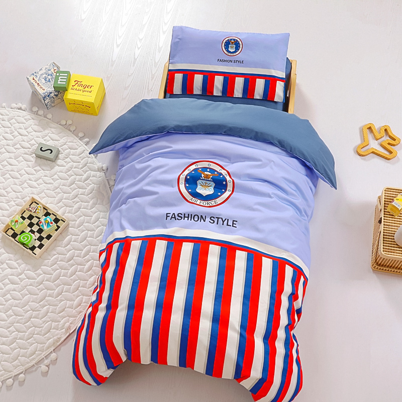 New Style Cotton Digital Printed Fashionable Kindergarten Bedding Set for Children Entering Kindergarten, Baby Nap Bedding, Winter