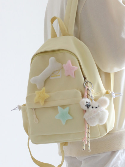 书包女大学生百搭日系初中生高中韩版少女新款双肩包森系旅行背包