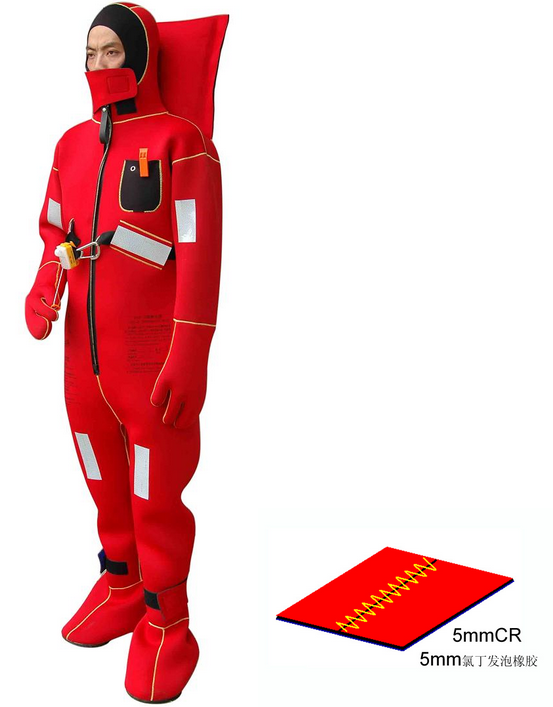 DBF-II type lifesaving suit immersion insulation suit with ship inspection CCS EU EC international code 330170