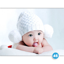 No 46 Little Dot baby painting Chinese baby poster Baby picture Baby prenatal education poster pictorial photo