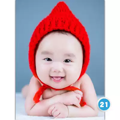 No 21 small beautiful baby painting Chinese baby poster Baby picture Baby prenatal education poster Pictorial photo hanging painting