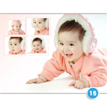 No 15 Cute baby poster Wall sticker Baby poster Baby poster Beautiful baby poster Fetal education Fetal education wall chart