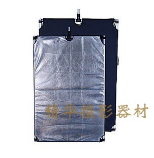 Film and TV black flag C frame special flag board gold and silver black and white soft light five-color magic leg 80X100cm Five-in-one